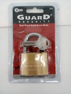 Guard security padlock 3/4"